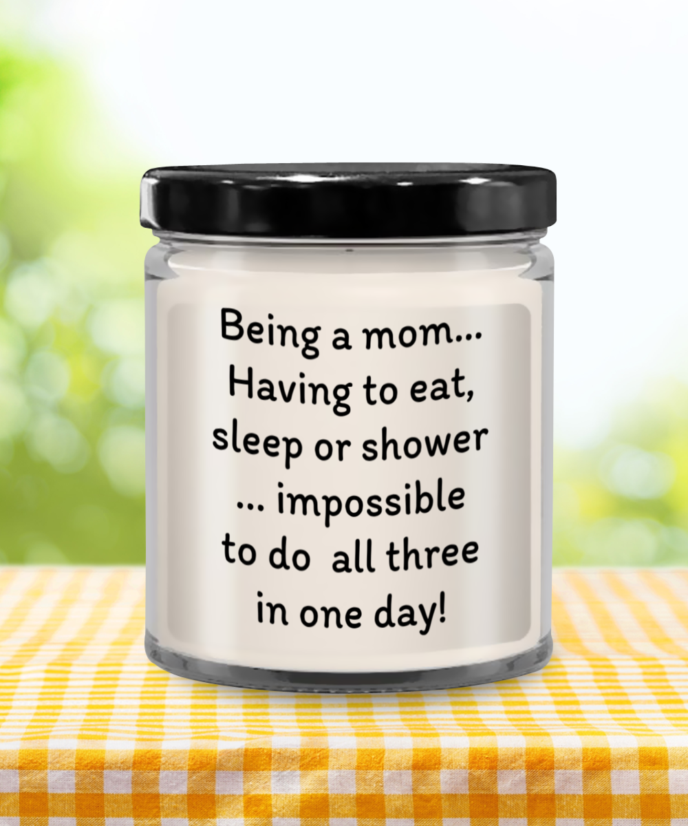 Mom's Laughter Light - Humorous Mother's Day Candle