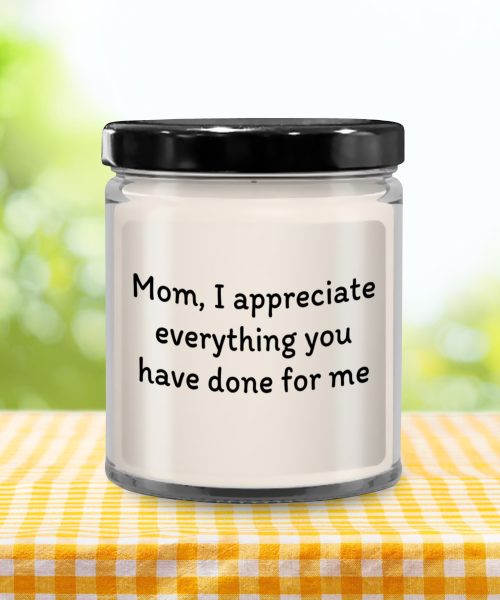 Mom's Laughter Light - Humorous Mother's Day Candle