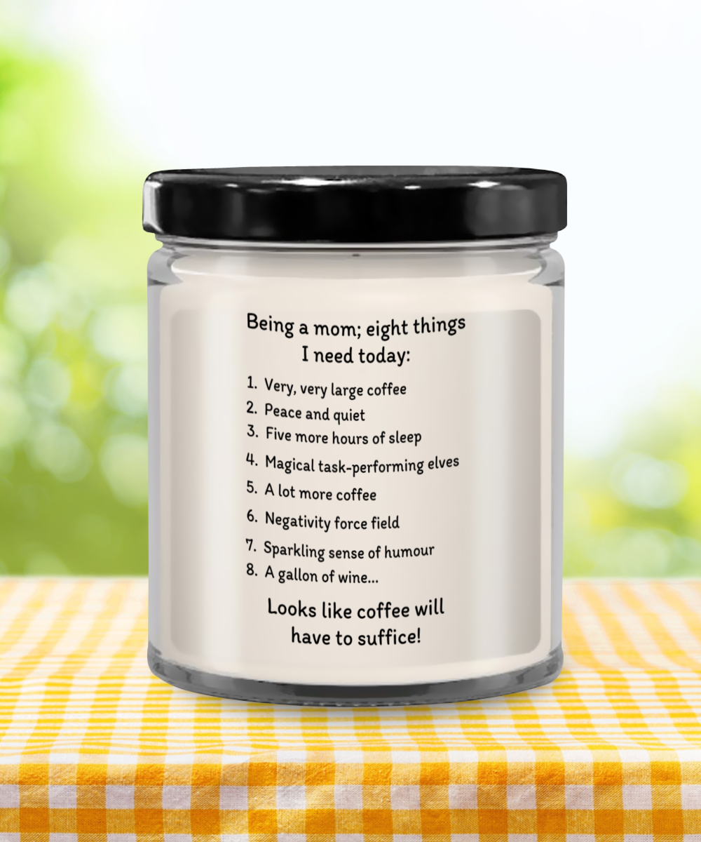 Mom's Laughter Light - Humorous Mother's Day Candle