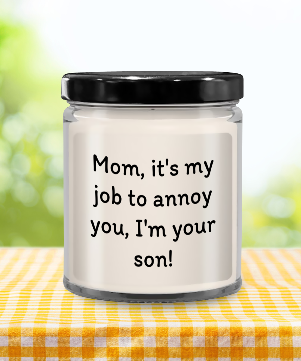 Mom's Laughter Light - Humorous Mother's Day Candle