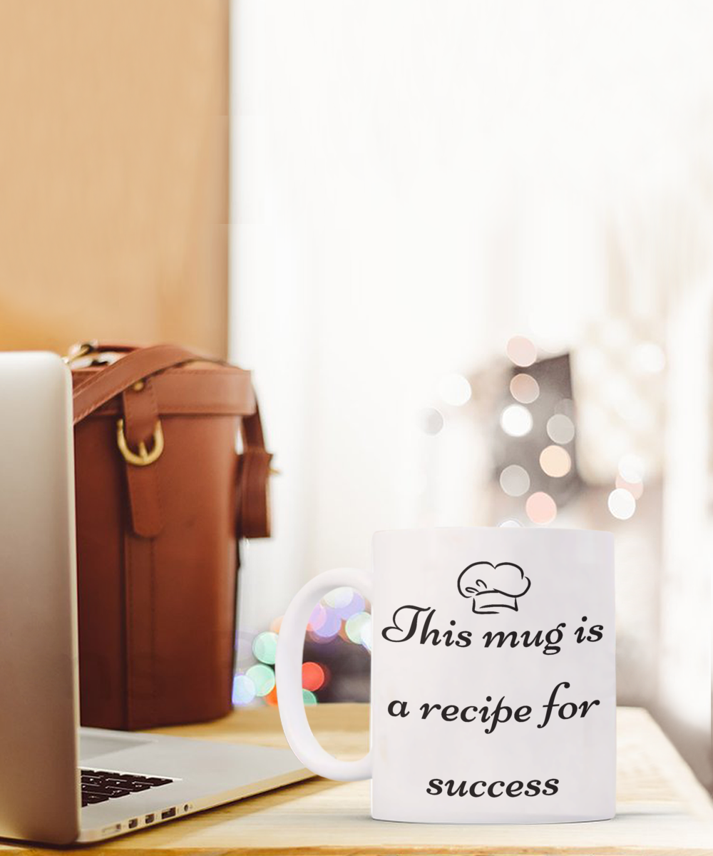 Start Your Morning with a Smile:  Discover Our Chef-Inspired Humorous Mugs!