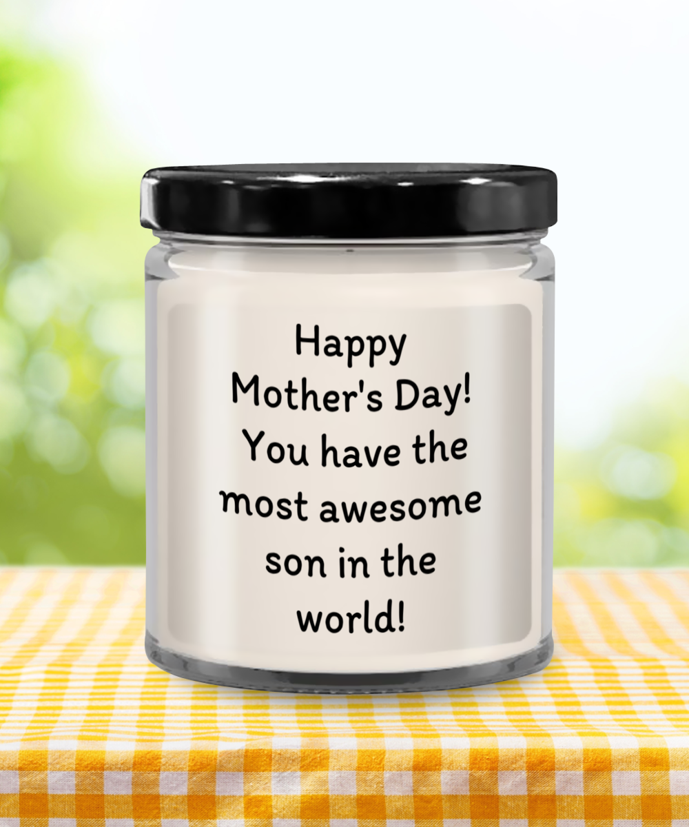 Mom's Laughter Light - Humorous Mother's Day Candle