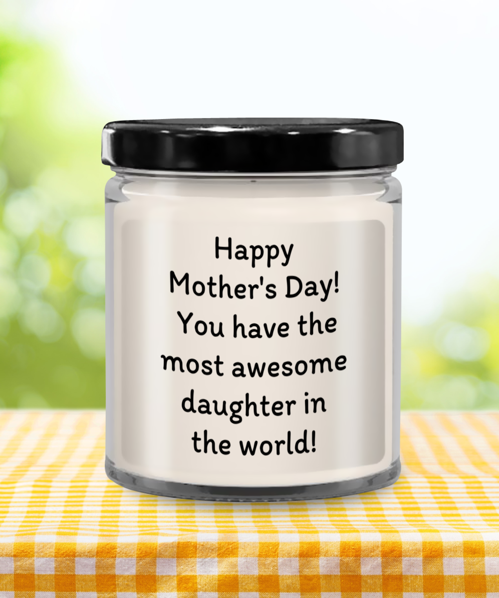 Mom's Laughter Light - Humorous Mother's Day Candle