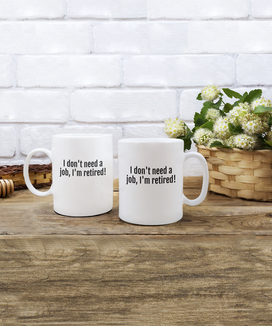 Cheers to Retirement:  Durable & Humorous Mugs for the Perfect Send-Off!