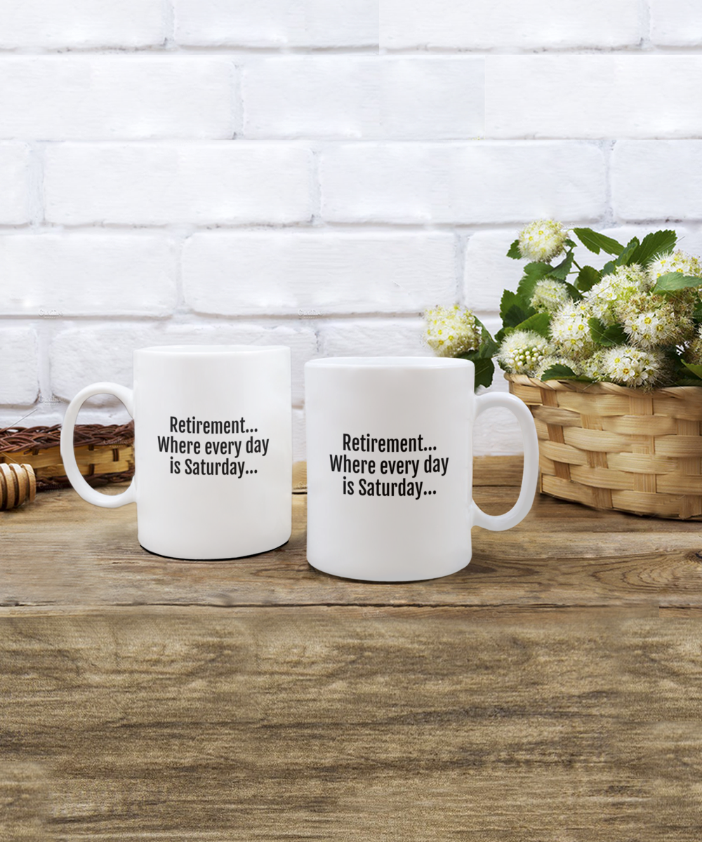 Cheers to Retirement:  Durable & Humorous Mugs for the Perfect Send-Off!