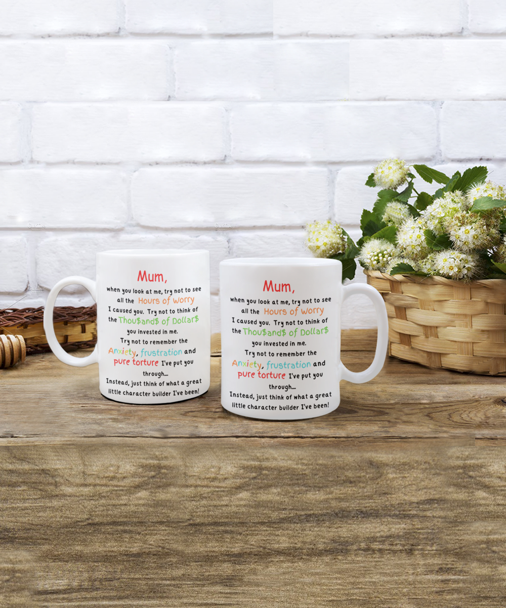 Laugh & Sip:  Delightful Character Builder Mugs for Mum - Perfect for Every Sip & Smile!